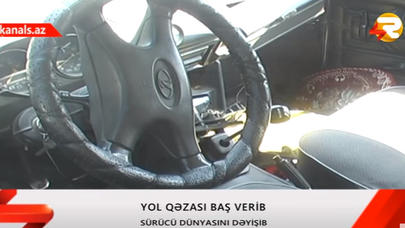82 yaşlı sürücü qəza törətdi və... - FOTO/VİDEO